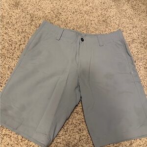 Under Armour Men's Light Gray Flat Front Shorts